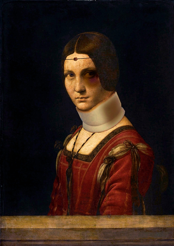La Belle Ferronière, 1490-1495. Leonardo da Vinci, 