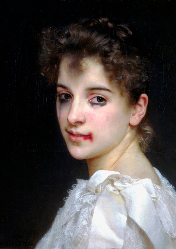 Retrat de Gabrielle Cot, 1890. William Bouguereau